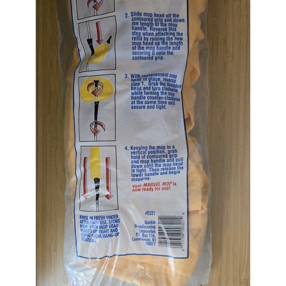 Quickie‎ Marvel Mop Refill  Chamois-Like Material *NEW*